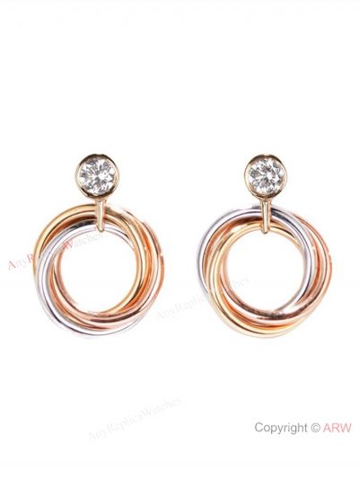 Top Replica Cartier Trinity de Earring S925 Earrings Women